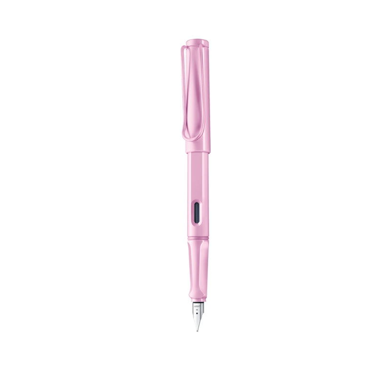 lamy safari fountain pen lightrose medium blue ink-19060033