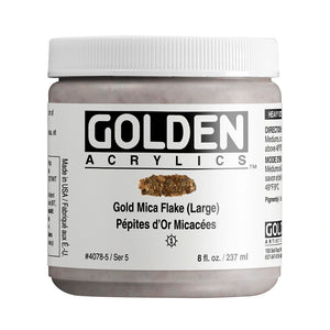 Golden - Gold Mica Flake (Large) -118ml - 01360117