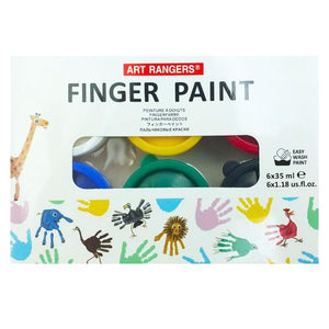 Art Rangers- Finger Paint 6 Colours x 35ml- 17330050