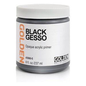 Golden- Black Gesso -237ml-01361021