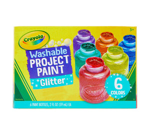 Crayola- Glitter Paint- Set of 6pc- 01330800