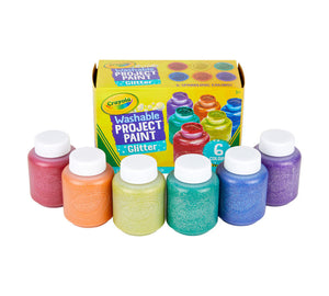 Crayola- Glitter Paint- Set of 6pc- 01330800