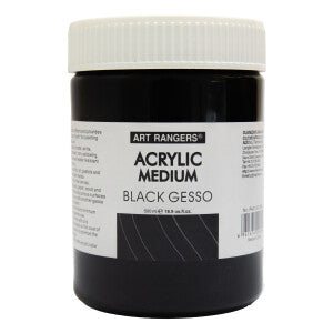 Art Ranger -Acrylic Medium 500g GESSO Black-PA61303.500.B-17330296