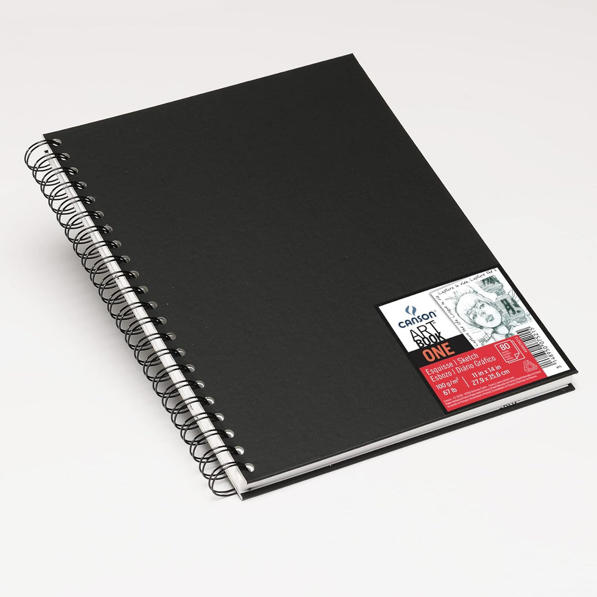 Canson, Sketchbook Art Book One, 27.9 x 35.6 cm,100 g, 80 sheets - 07021547