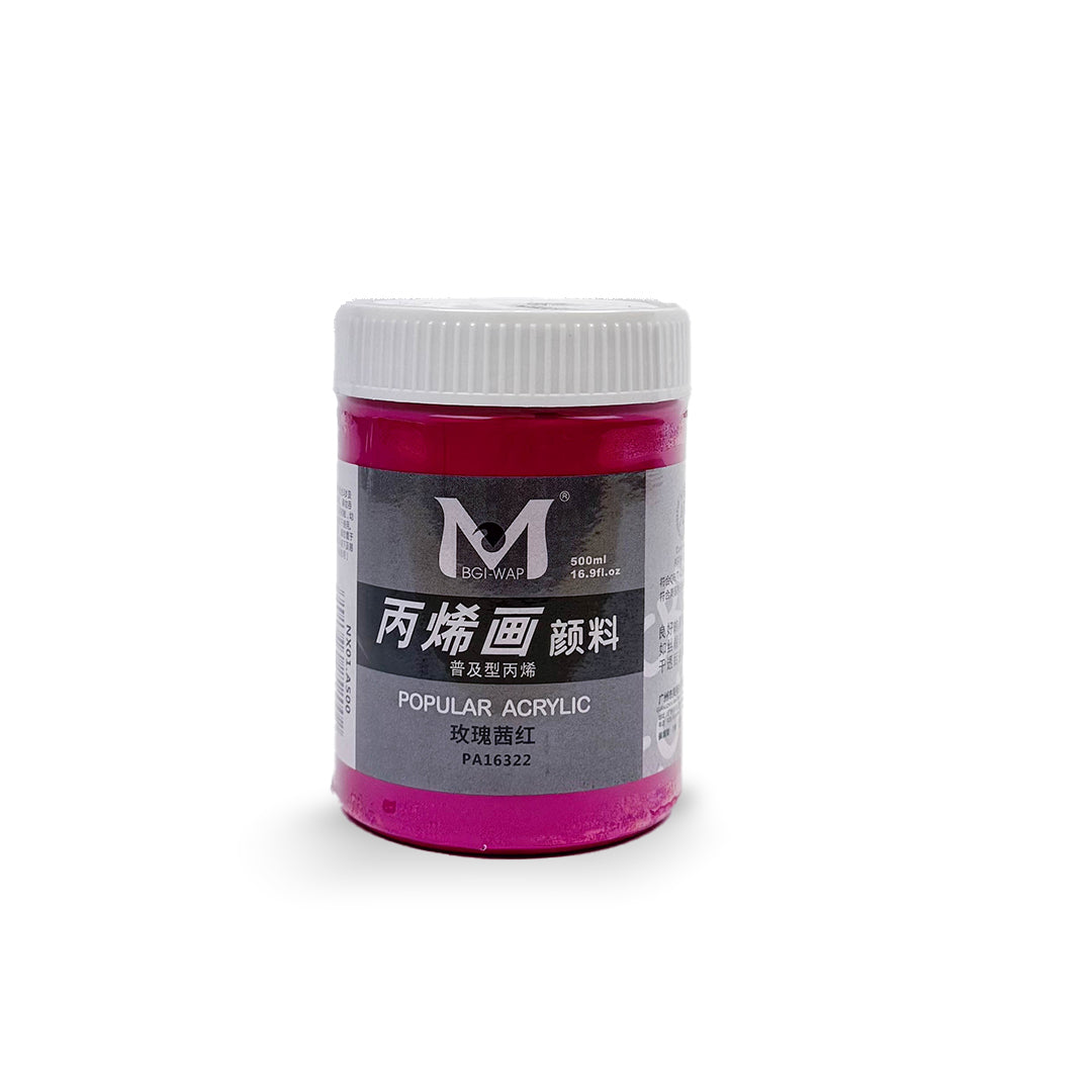 Art Ranger Medium-up acrylic paint 500ml-322 rose red-17330237
