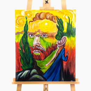 Recreation: Van Gogh illusion portrait