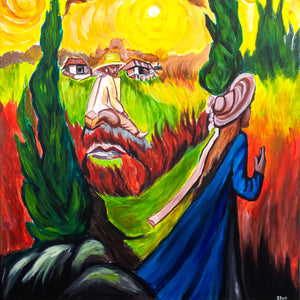 Recreation: Van Gogh illusion portrait