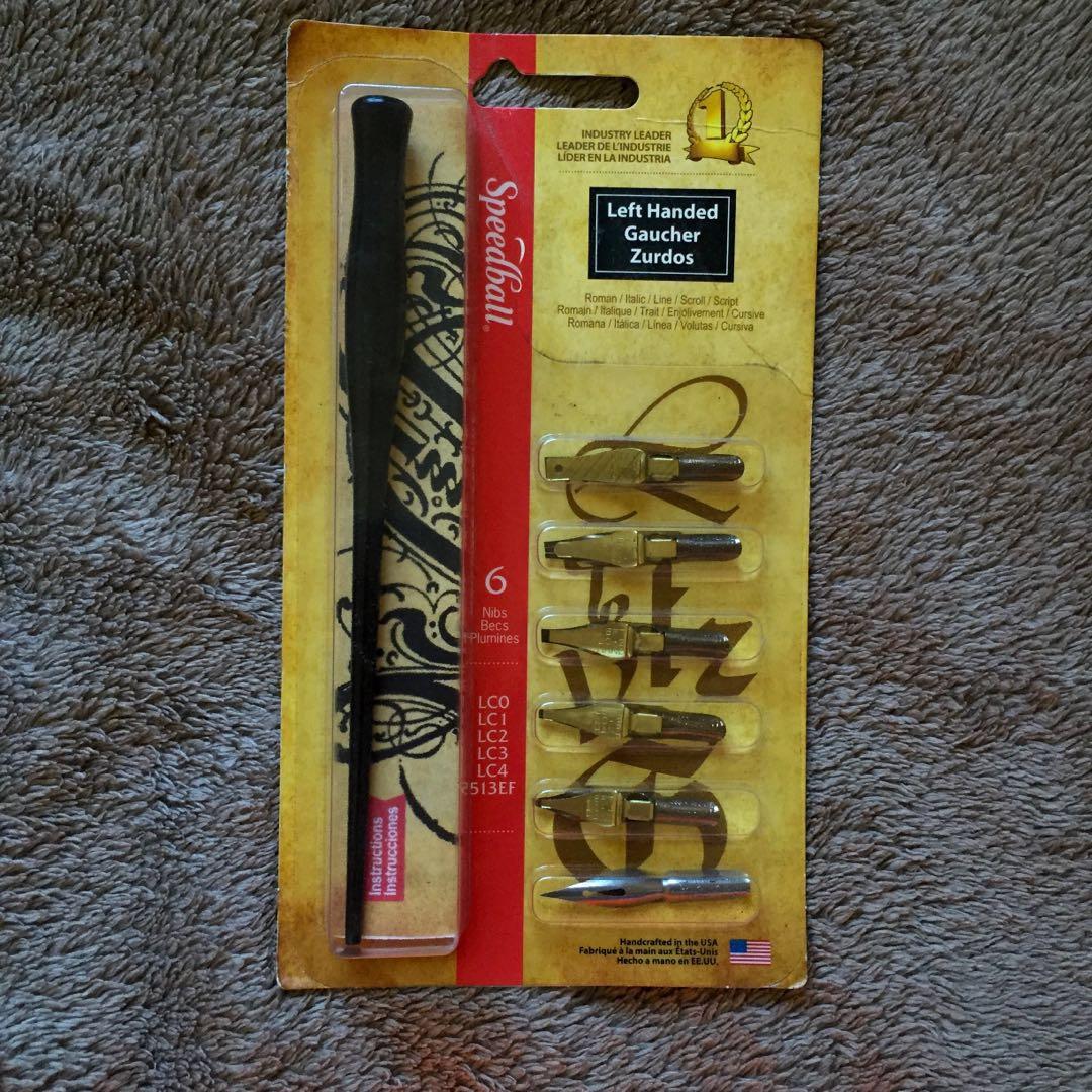 Speedball - Left Handed Pen Set - 01300015 - Mogahwi Stationery