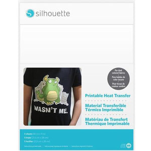 Silhouette - Printable Heat Transfer - Dark Fabrics - 01510007