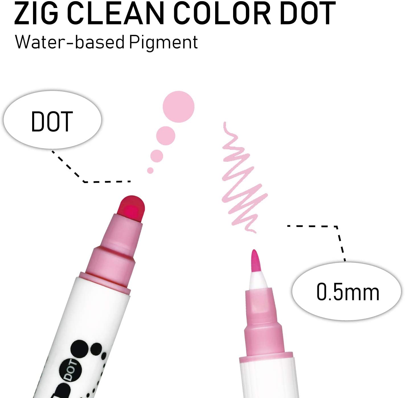 Zig Clean Color DOT Marker Set