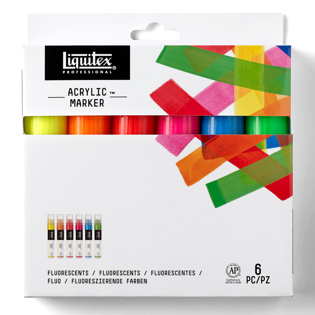 Liquitex Acrylic Marker Set 6pc - 12200058 - Mogahwi Stationery