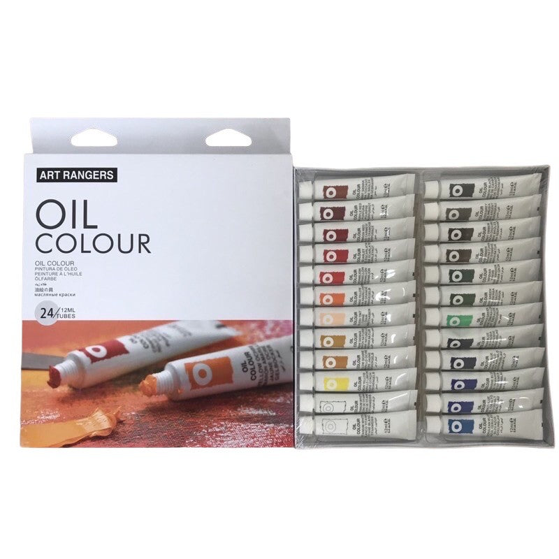 RayArt  Set Peinture a l'huile 24 tubes*12ml Art Ranger