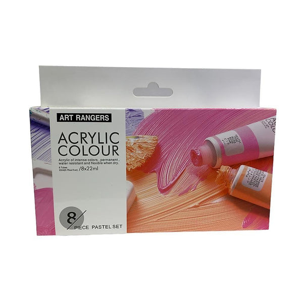 Art Rangers Acrylic Colour Pastel Set (8 x 22ml)