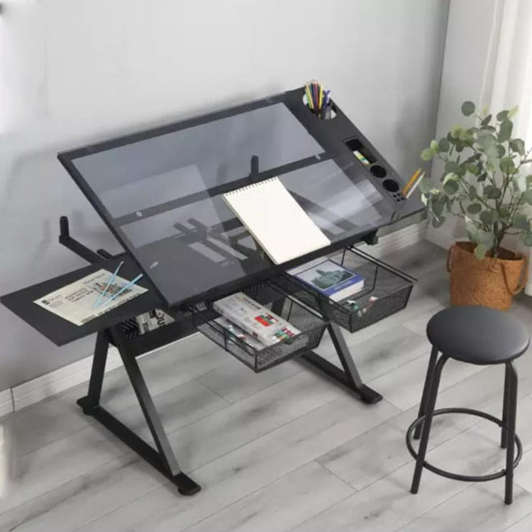 Drafting table with chair sale