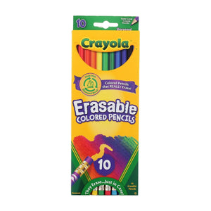 Crayola Erasable Colored Pencils Set 10 Colored  - 01210095