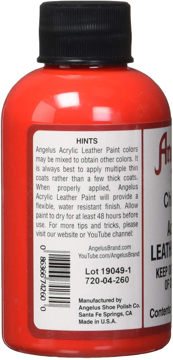 Angelus red sales leather paint