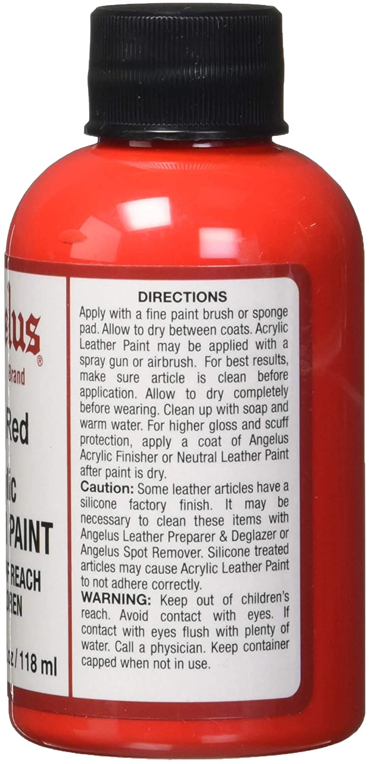 Departments  Jerry's Artarama of Houston - Angelus Leather Paint 1 oz.  Chili Red