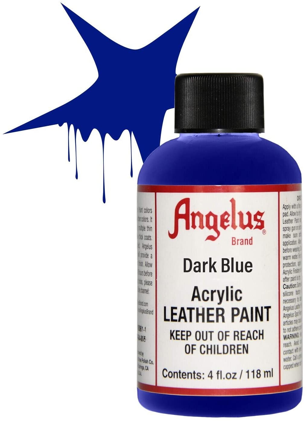 Navy blue leather on sale paint