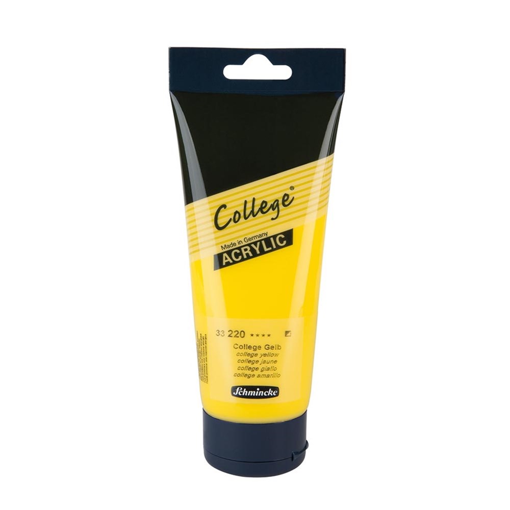 Schmincke College Acrylic Color -200ml - College Gelb - 05640282
