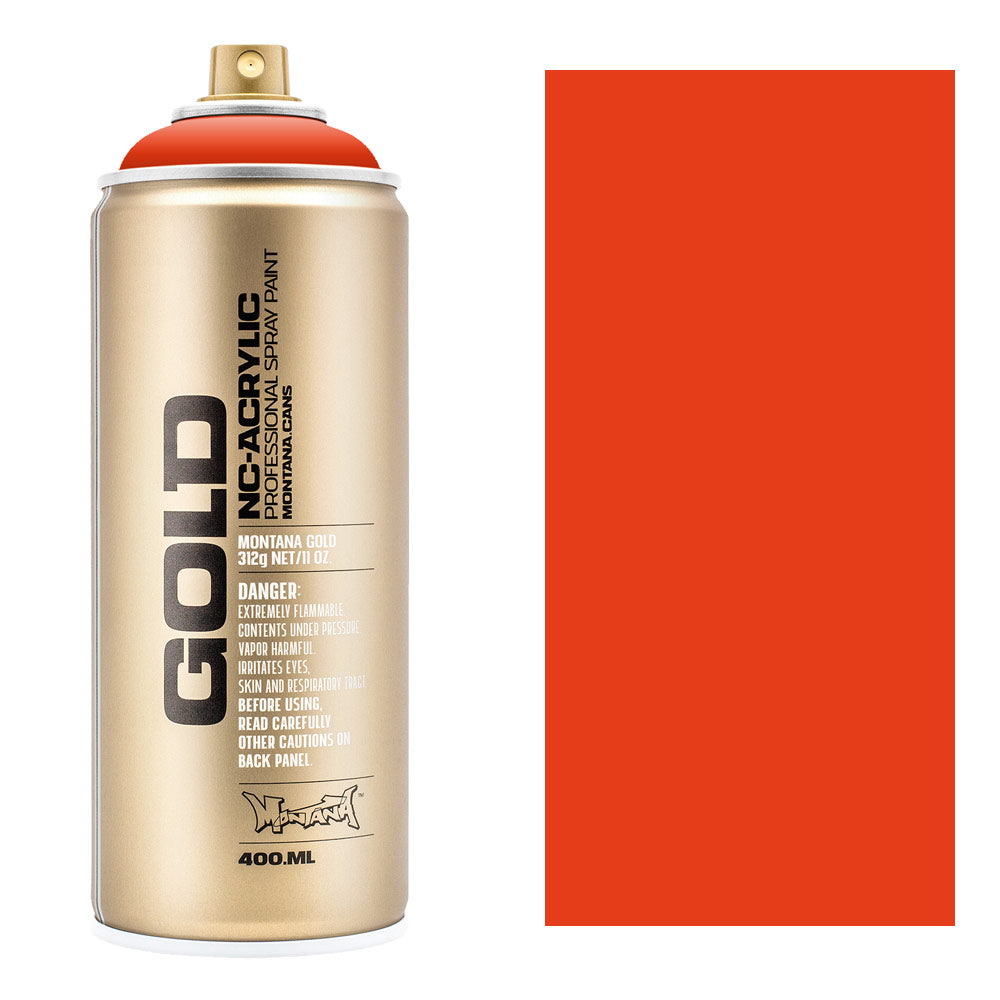 Montana Cans GOLD Spray Paint, 400ml, Chrome Effect, Silverchrome 
